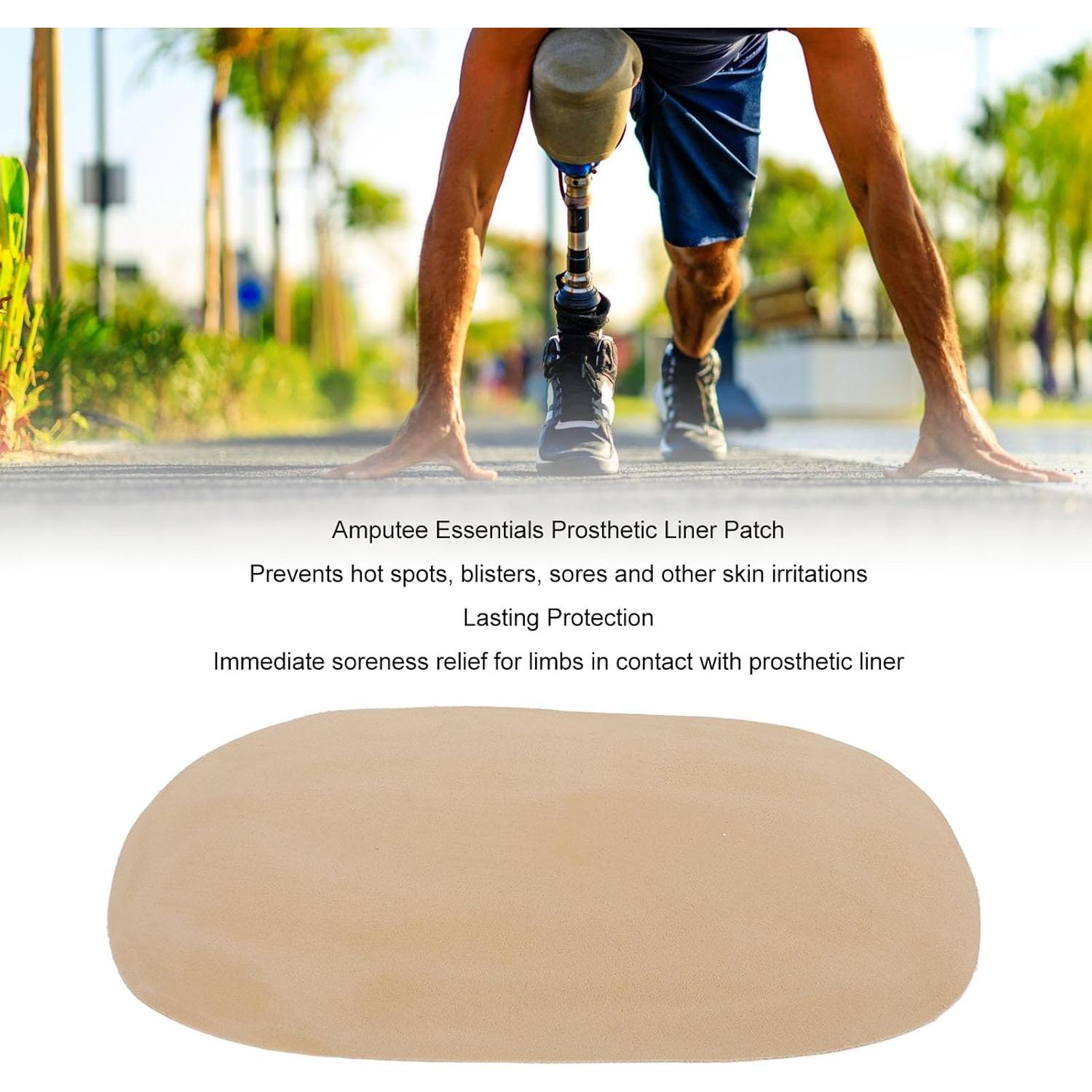 Parche de forro protésico Saluaqui para amputados - Alivio fricción