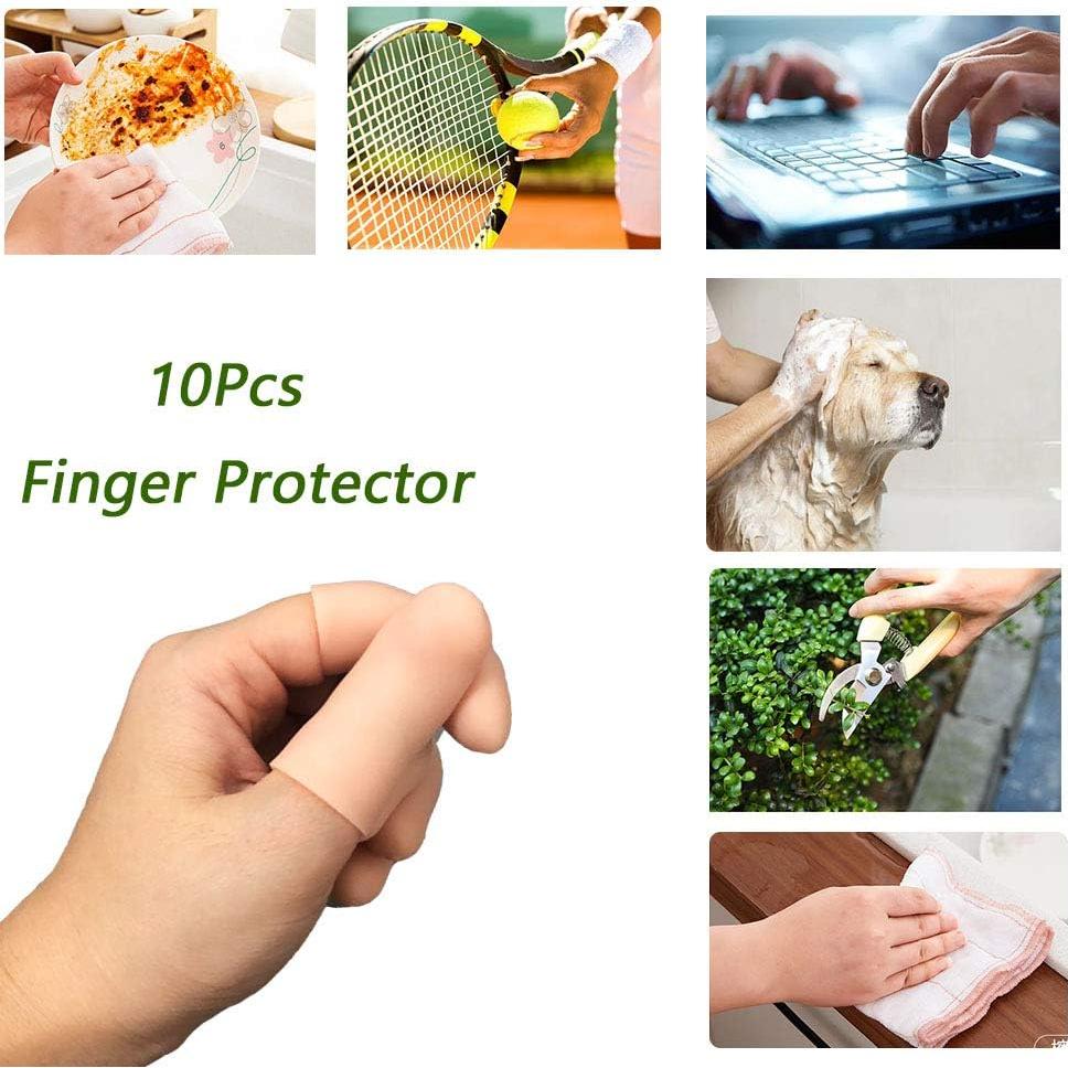 Protectores de Dedos de Gel de Silicona 10 Pcs Alivio Dolor