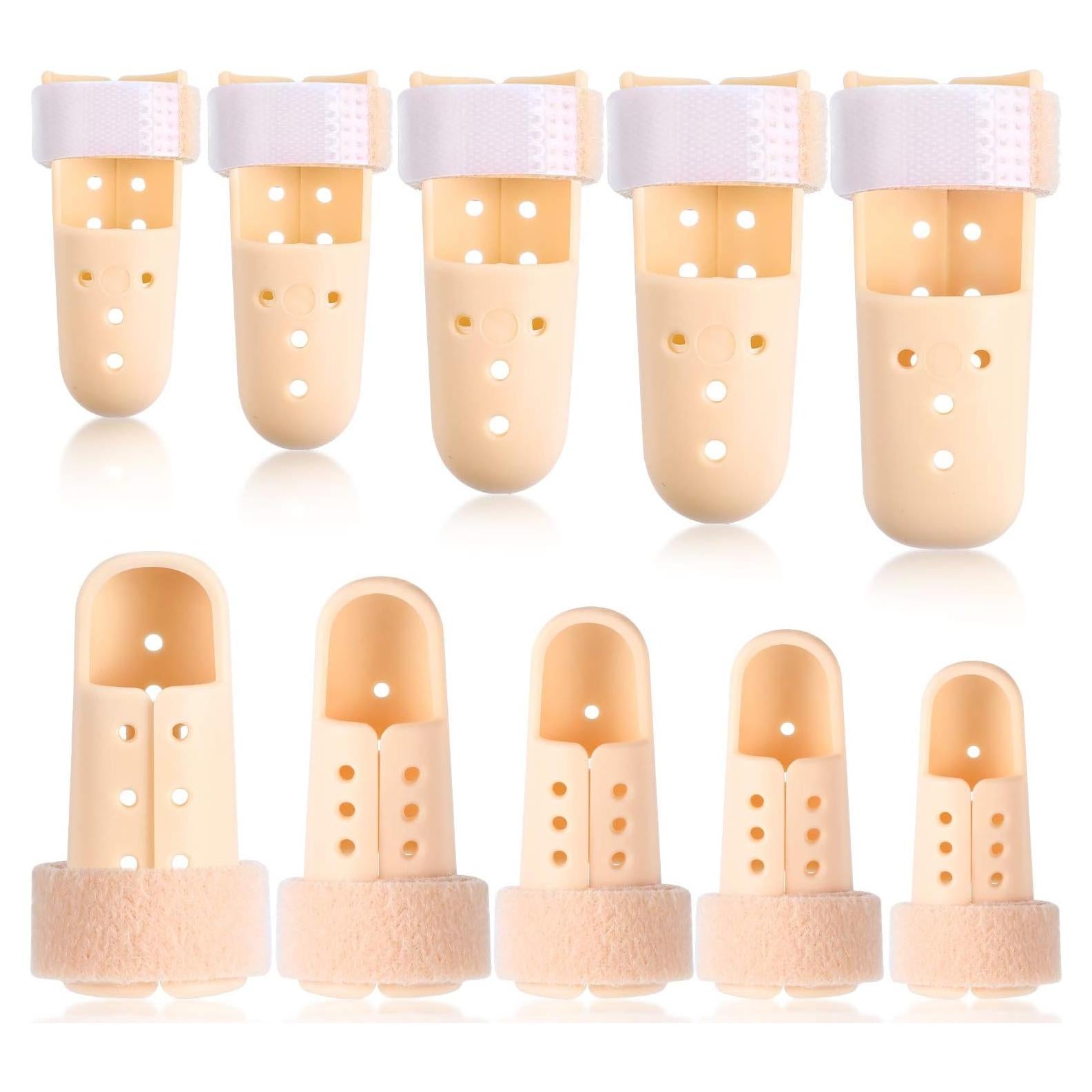 Férulas para Dedo en Martillo BBTO 10 Piezas 5 Tamaños