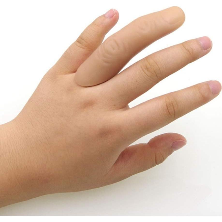 Dedo Falso de Magia WSNMING - 3 Piezas, Beige, Irrompible