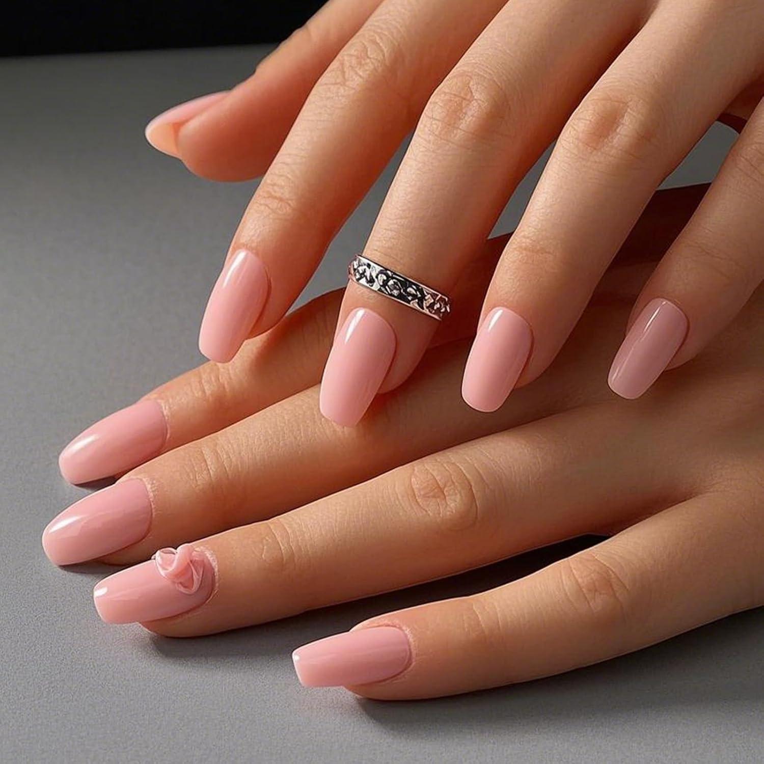 Dedos Falsos de Silicona XL289 para Práctica de Uñas Acrílicas