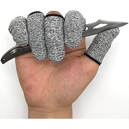12 Protectores de Dedos Resistentes a Cortes QISLOA