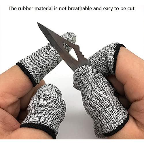 12 Protectores de Dedos Resistentes a Cortes QISLOA