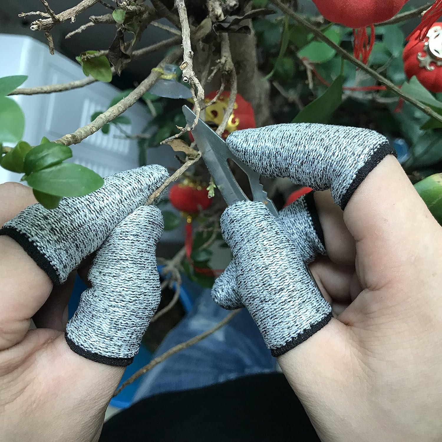 12 Protectores de Dedos Resistentes a Cortes QISLOA