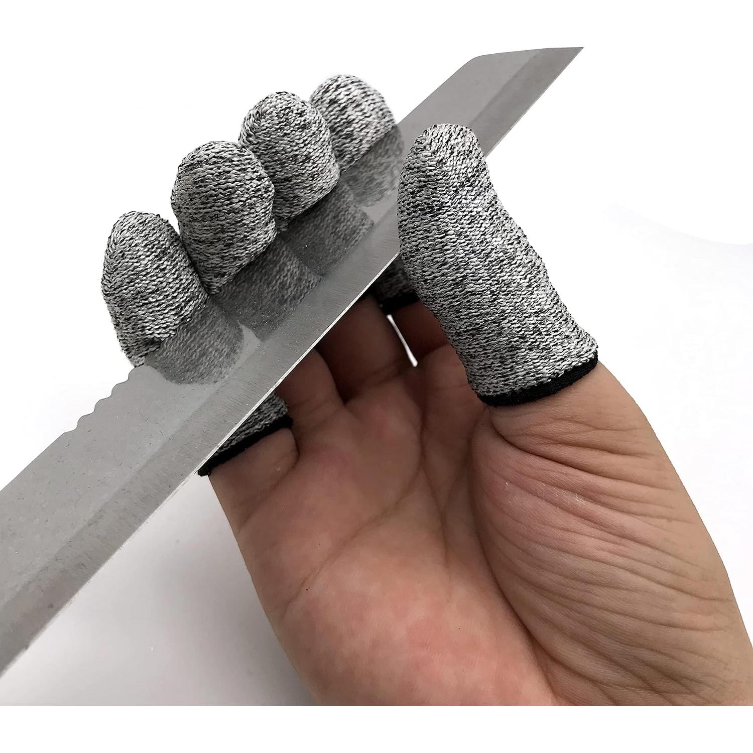 12 Protectores de Dedos Resistentes a Cortes QISLOA