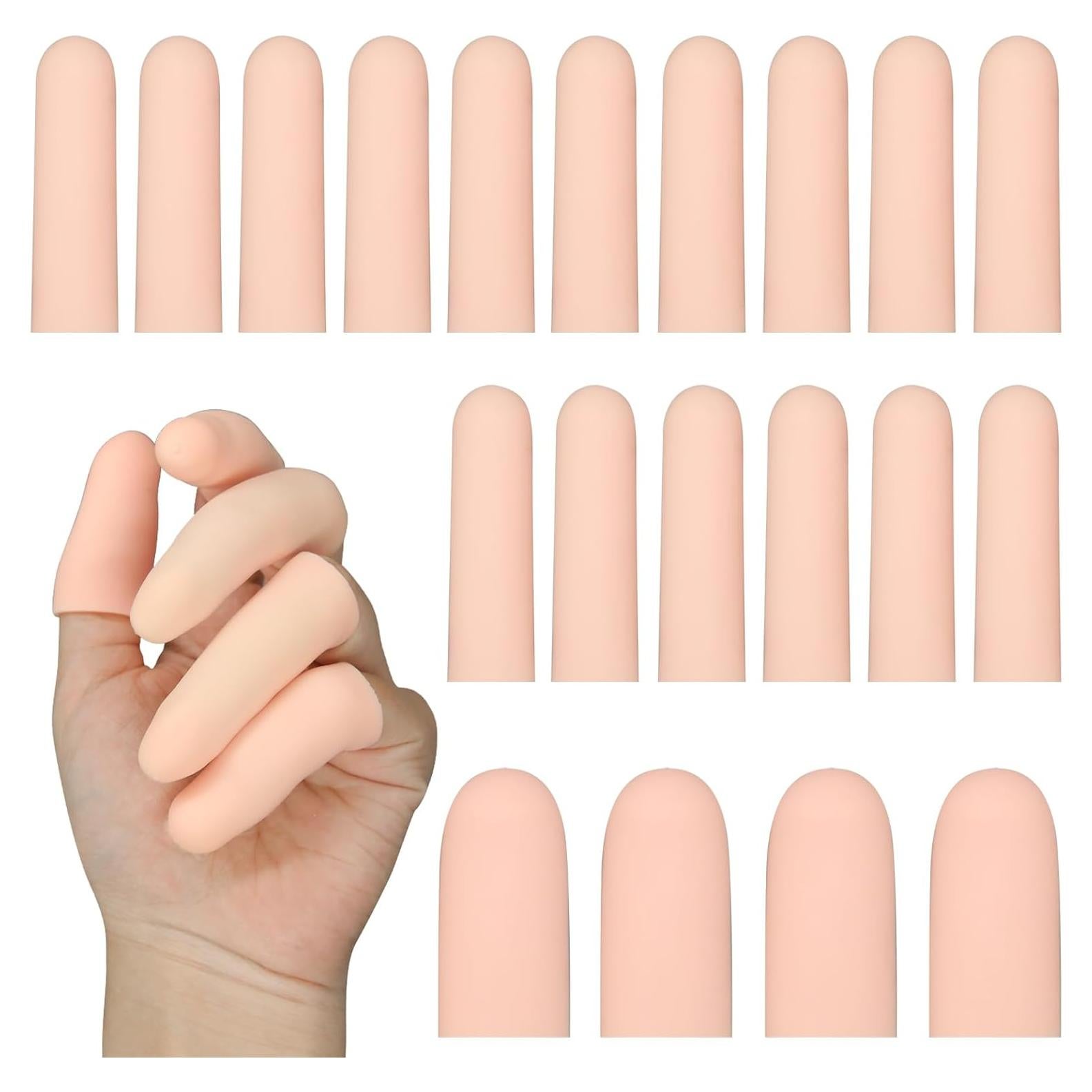 20 Fundas de Gel para Dedos HINGTAI Protección Heridas