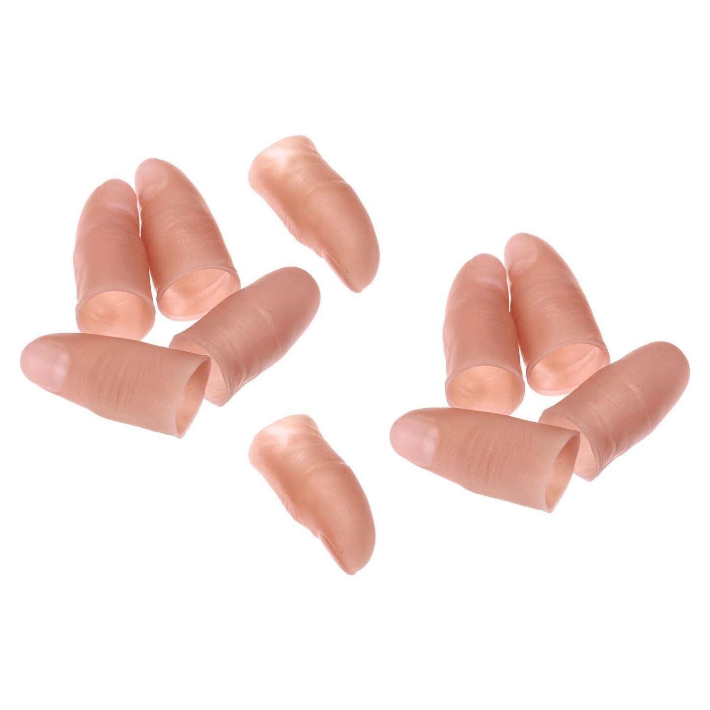 Dophee Truco de Magia Dedo Falso 10 Piezas 5.5 cm