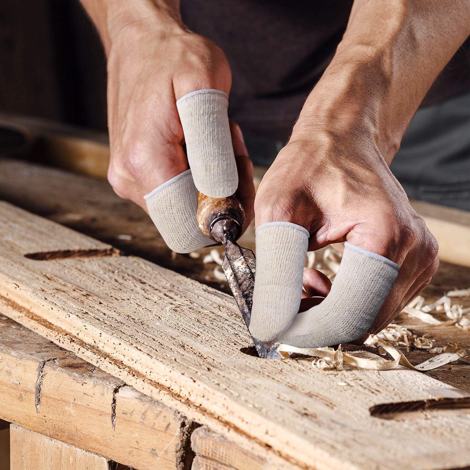 50 Fundas de Algodón para Dedos y Dedos de los Pies Geyoga