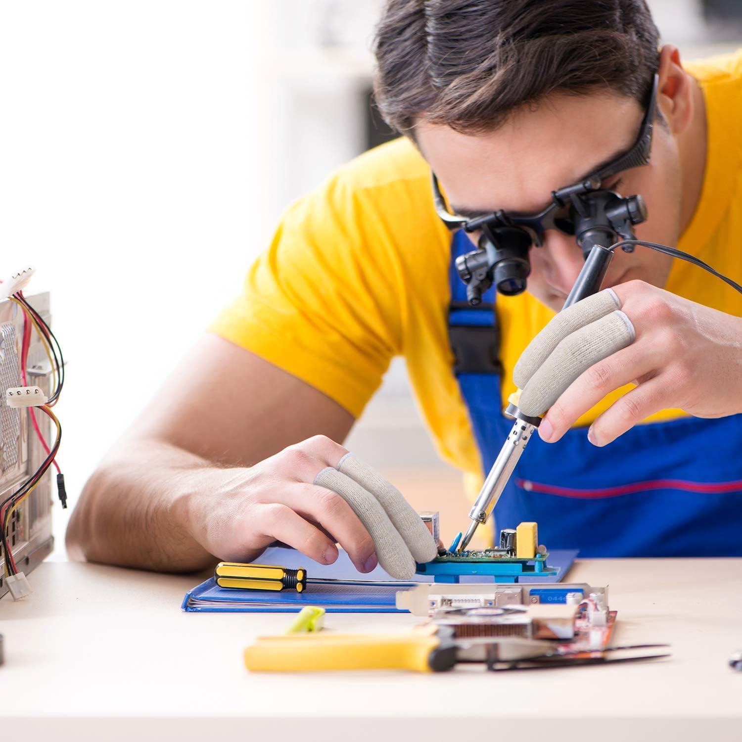 50 Fundas de Algodón para Dedos y Dedos de los Pies Geyoga