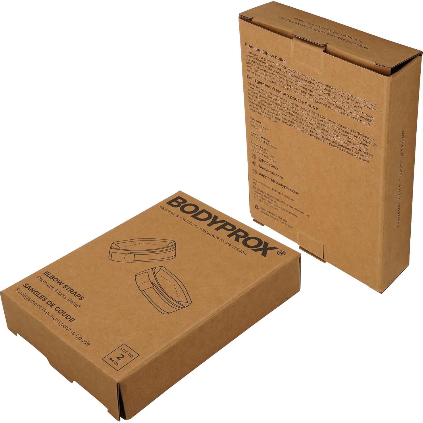 Faja para Codo Bodyprox 2 Piezas Alivio Dolor Tenista