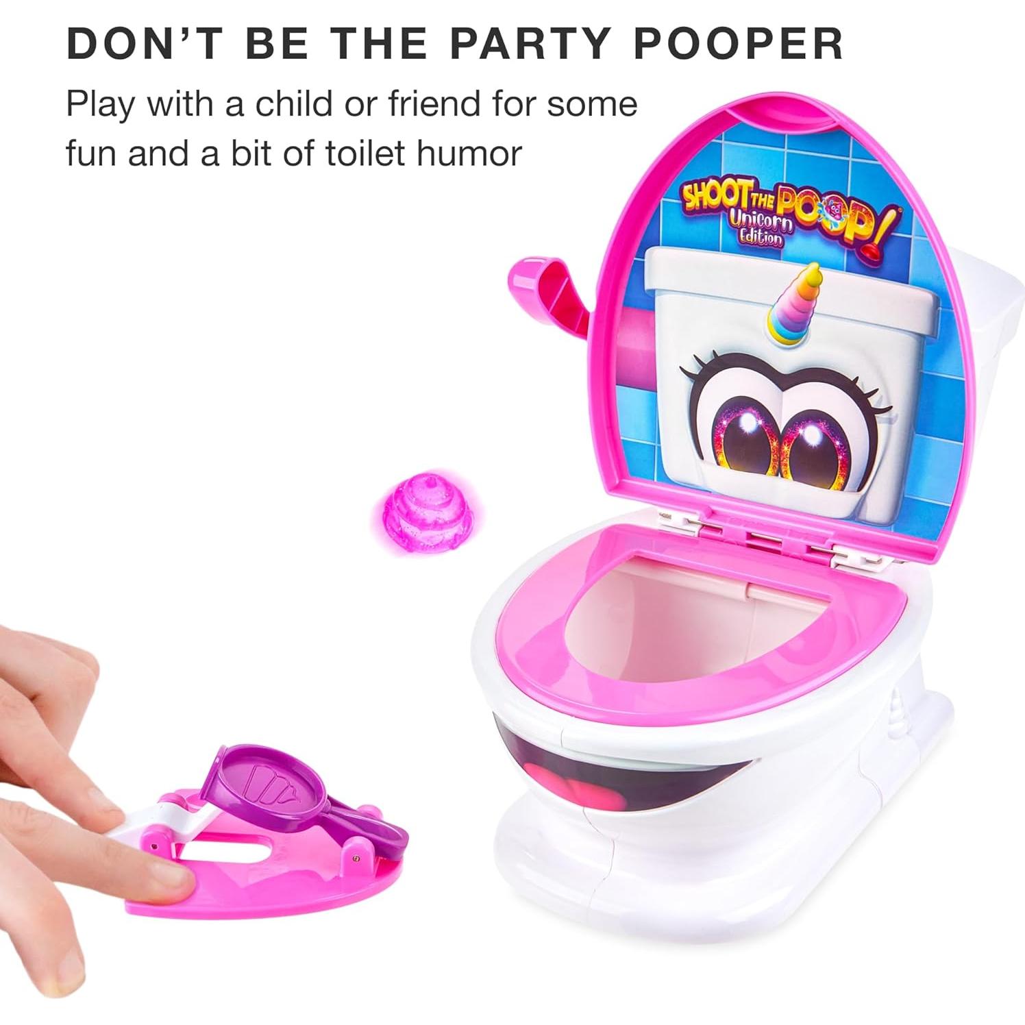 Juego Dispara La Caca Brybelly Edición Unicornio 2 Jugadores