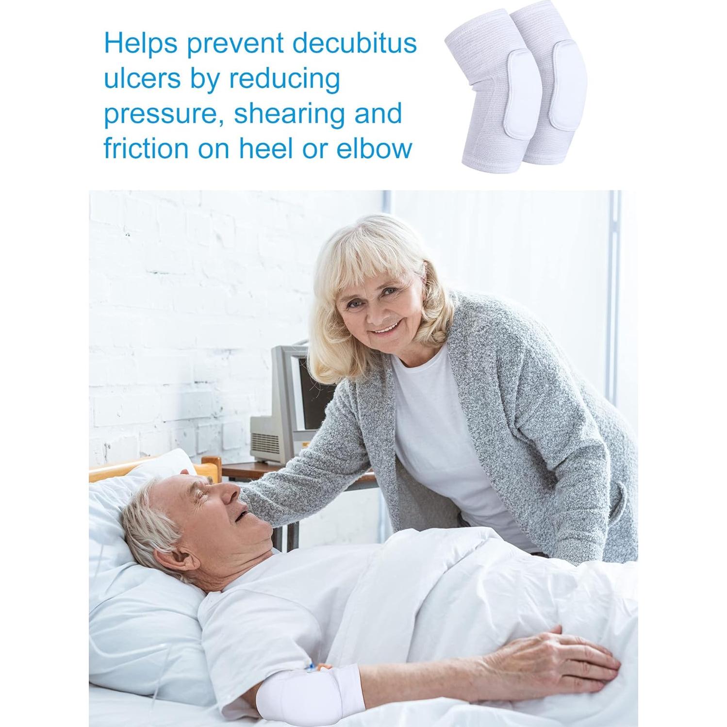 Protectores de Codo y Talón Sosation 8 Pcs Tejido Elástico M