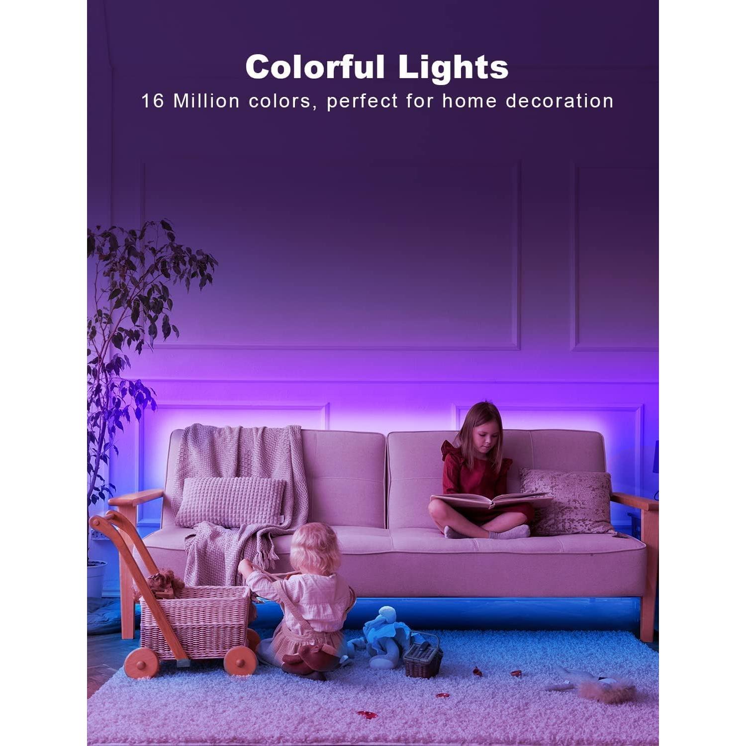 Tiras de Led RGB DAYBETTER 91,44 m con Control App