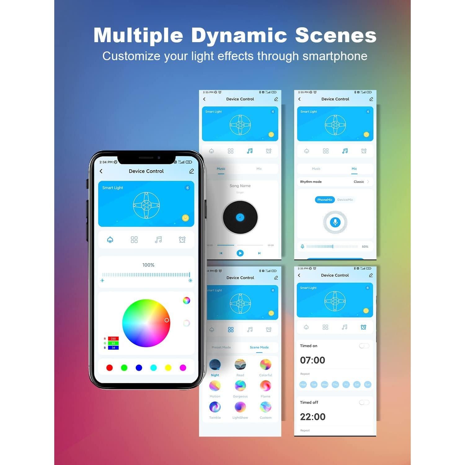 Tiras de Led RGB DAYBETTER 91,44 m con Control App
