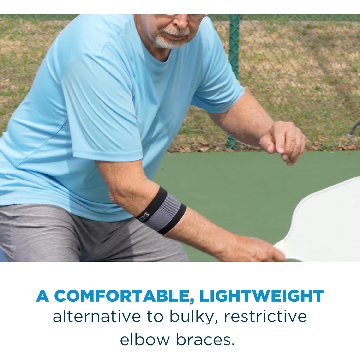 OrthoSleeve Soporte de Codo ES3 Negro Pequeño para Dolor