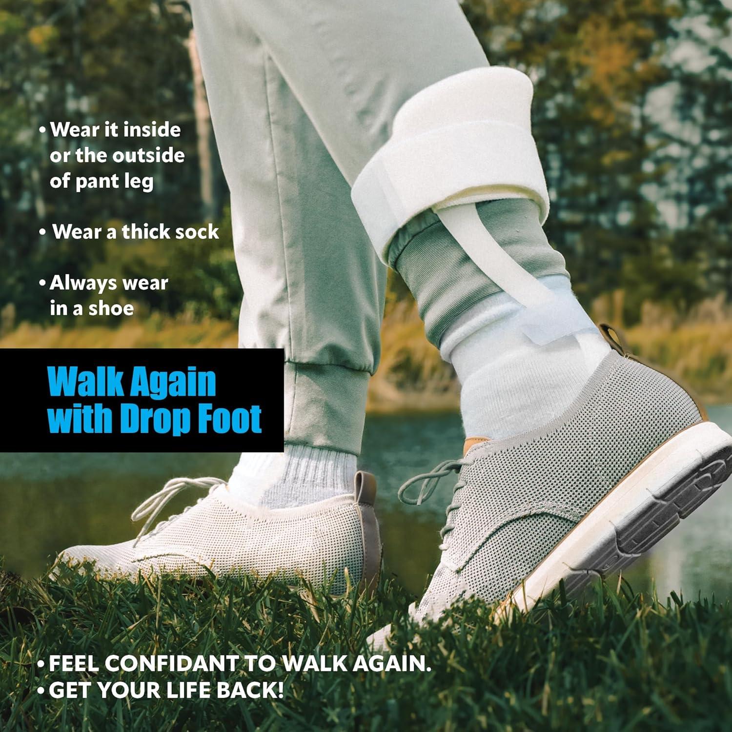 Férula AFO Deluxe Sueca Brace On para pie caído unisex