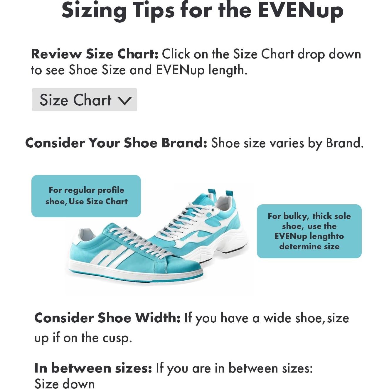 EVENup Equilibrador de Zapatos X-Large Ajustable 3 Alturas