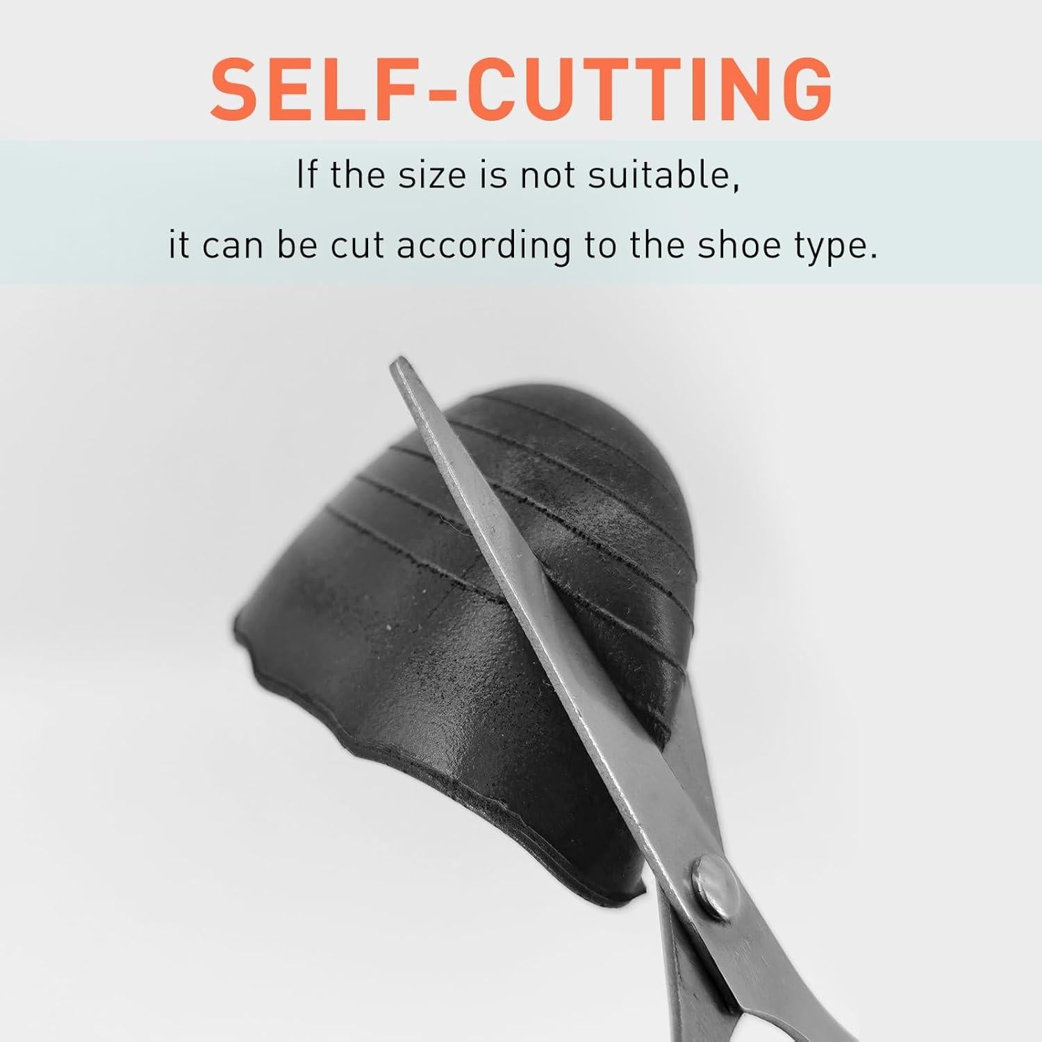 Rellenos para Zapatos UamGlsob 3 Pares Ajustables Negros