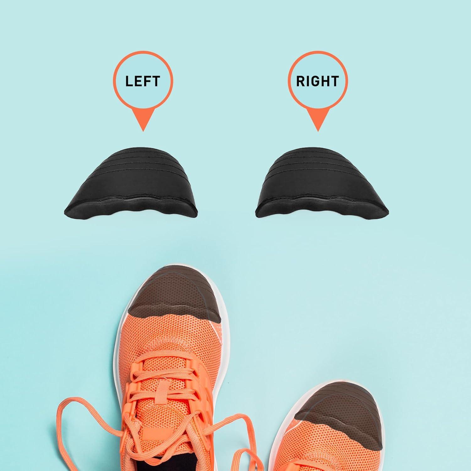 Rellenos para Zapatos UamGlsob 3 Pares Ajustables Negros