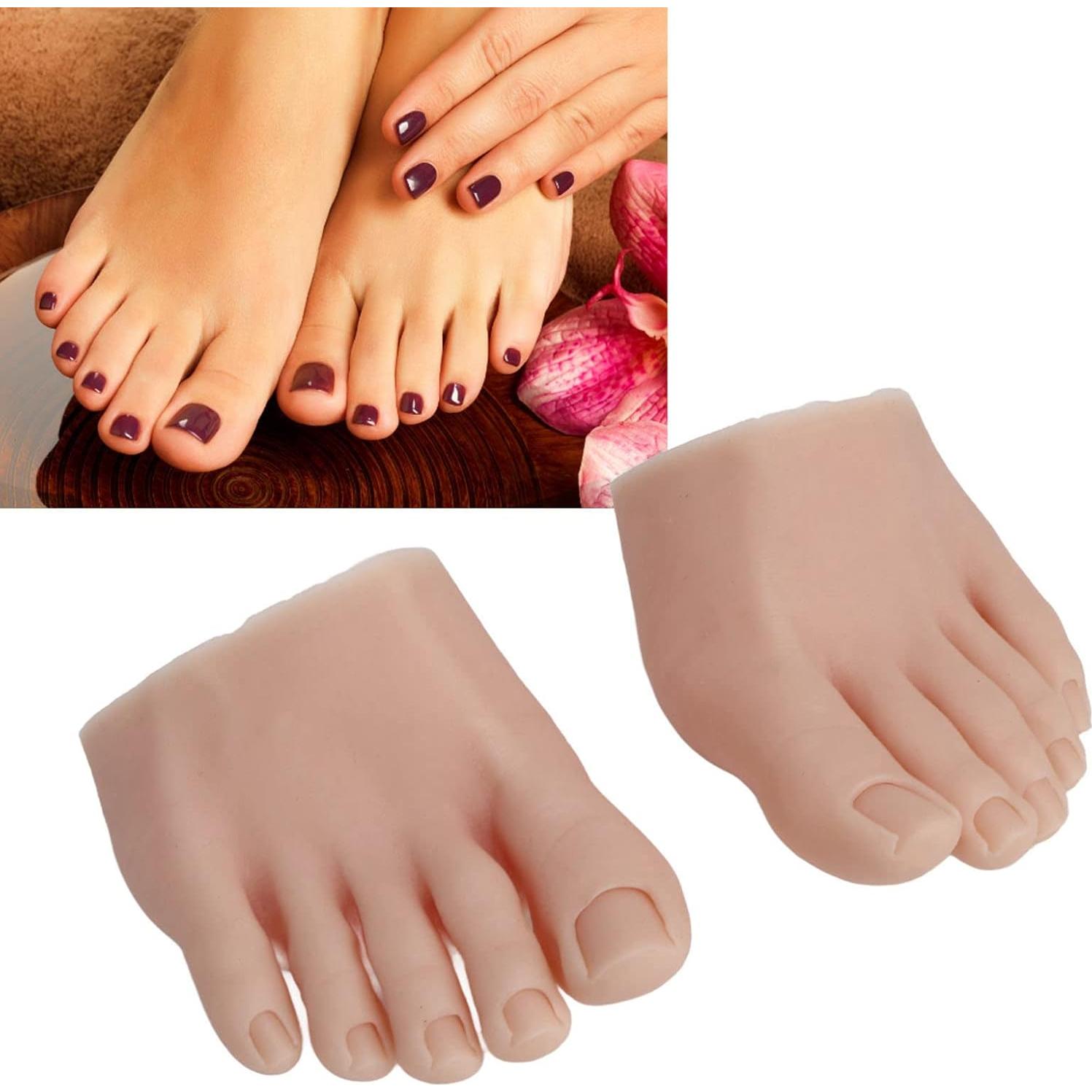 Modelo de Pie Falso Estink para Práctica de Uñas y Tatuajes