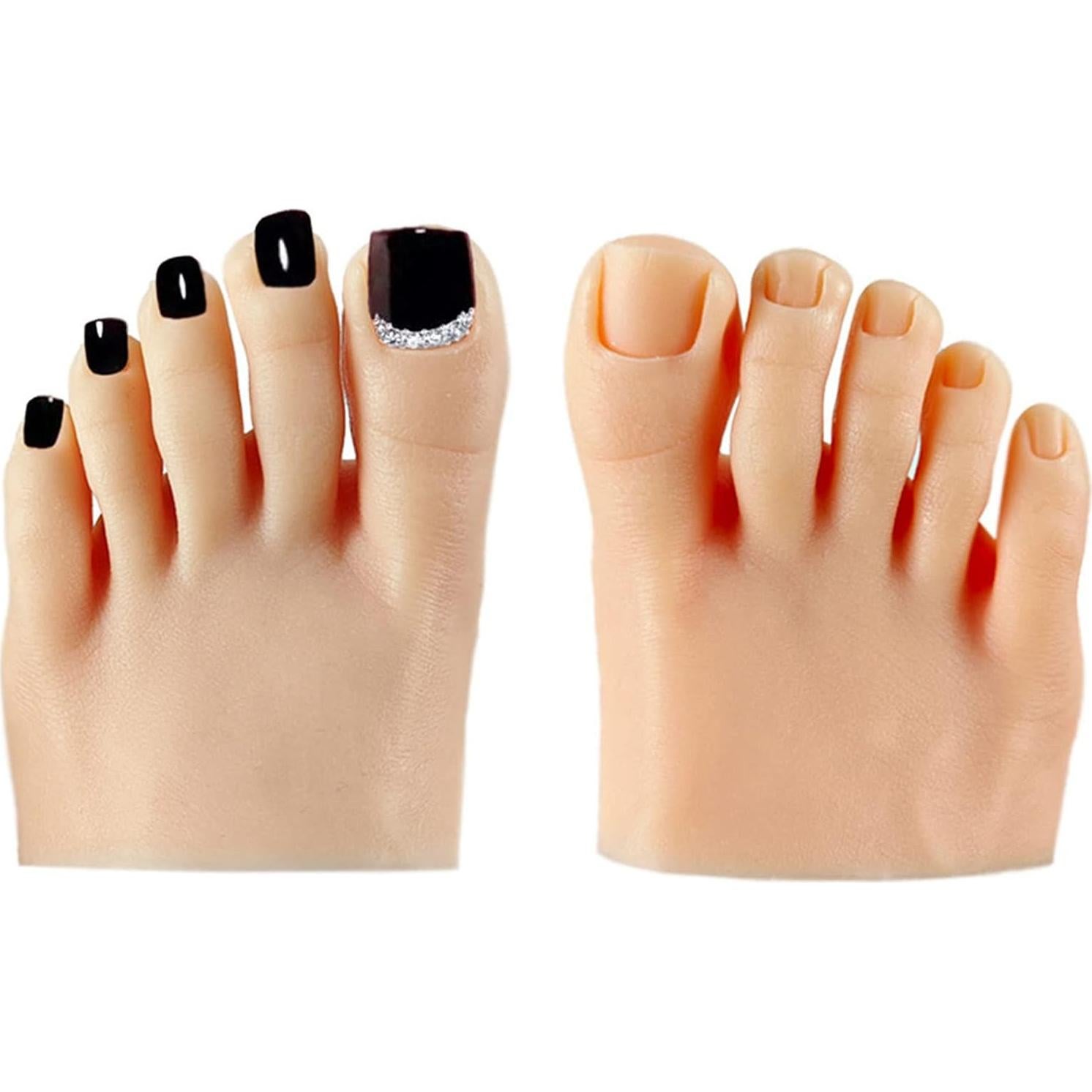 Modelo de Pie Falso Estink para Práctica de Uñas y Tatuajes