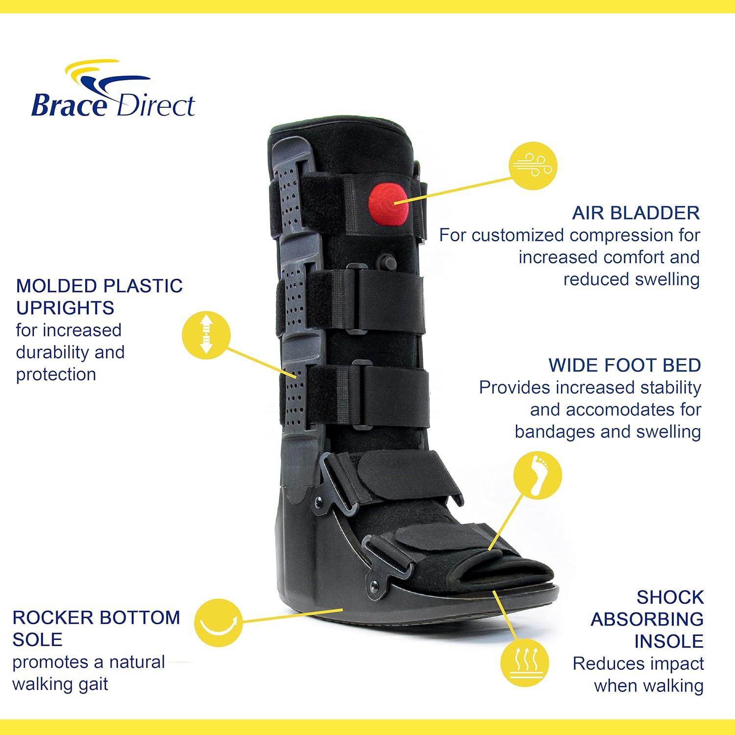 Bota Médica Brace Direct Tall Air CAM Grande Unisex