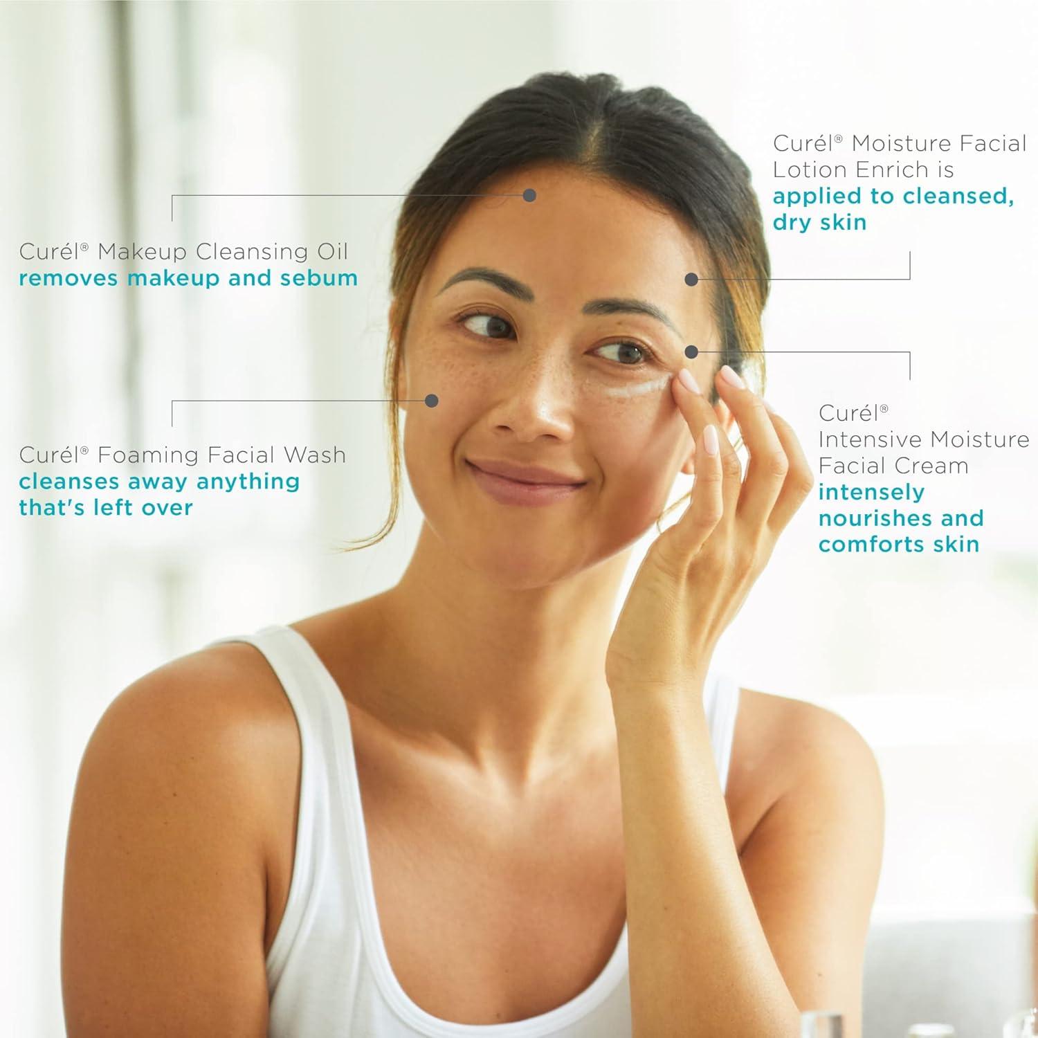 Kit de Cuidado Facial Curel Japonés para Piel Seca y Sensible