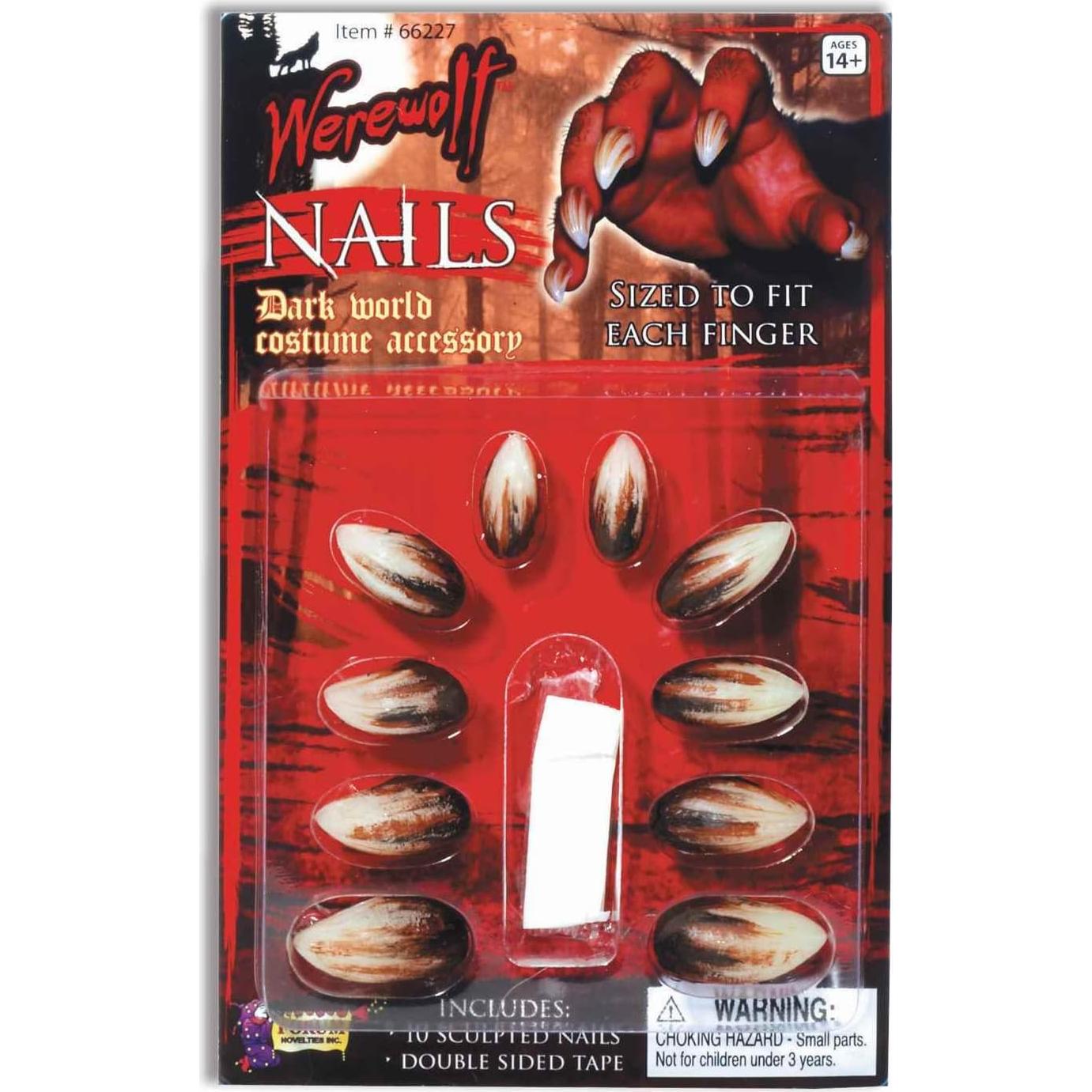 Juguete Uñas Hombre Lobo Forum Novelties 66227 Multicolor