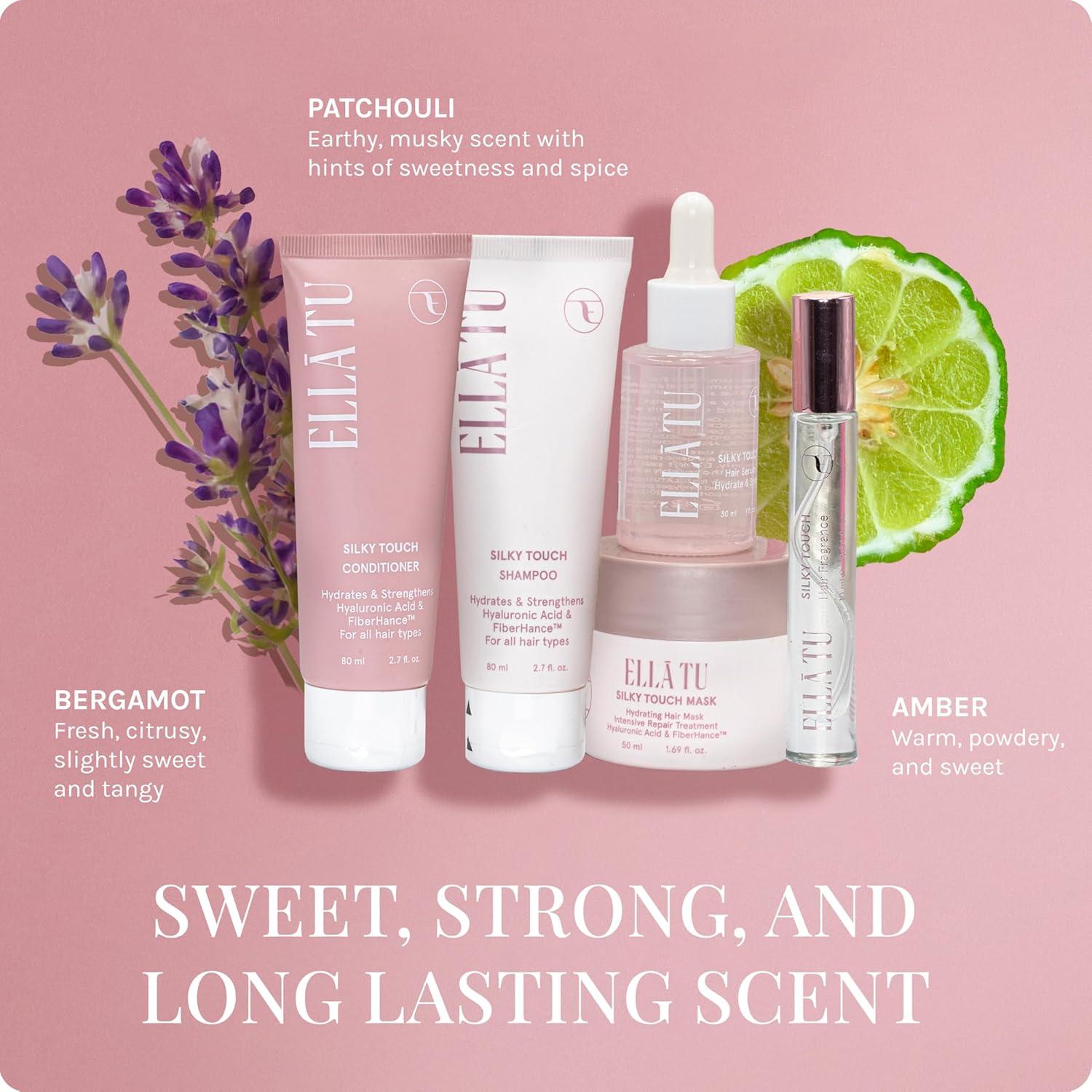 Kit de Cuidado Capilar Ellatu Tamaño Viaje - Hidrata y Repara