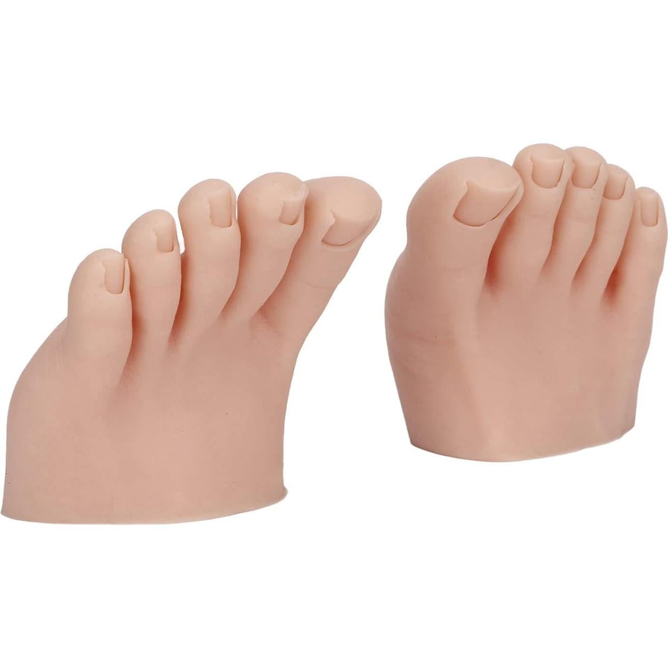 Modelo de Pie Falso de Silicona Dioche para Práctica de Uñas