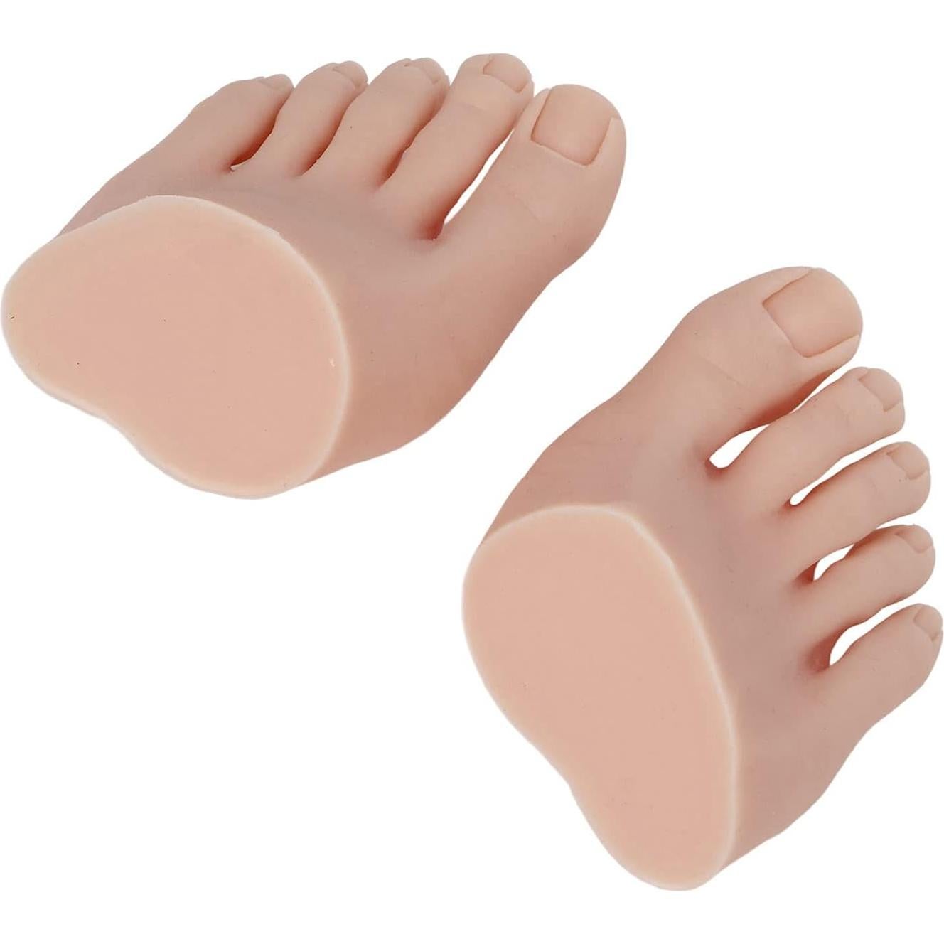Modelo de Pie Falso de Silicona Dioche para Práctica de Uñas