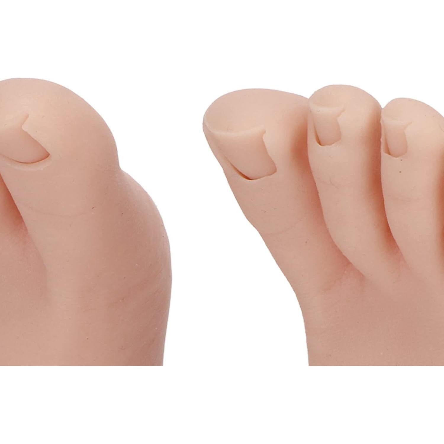 Modelo de Pie Falso de Silicona Dioche para Práctica de Uñas