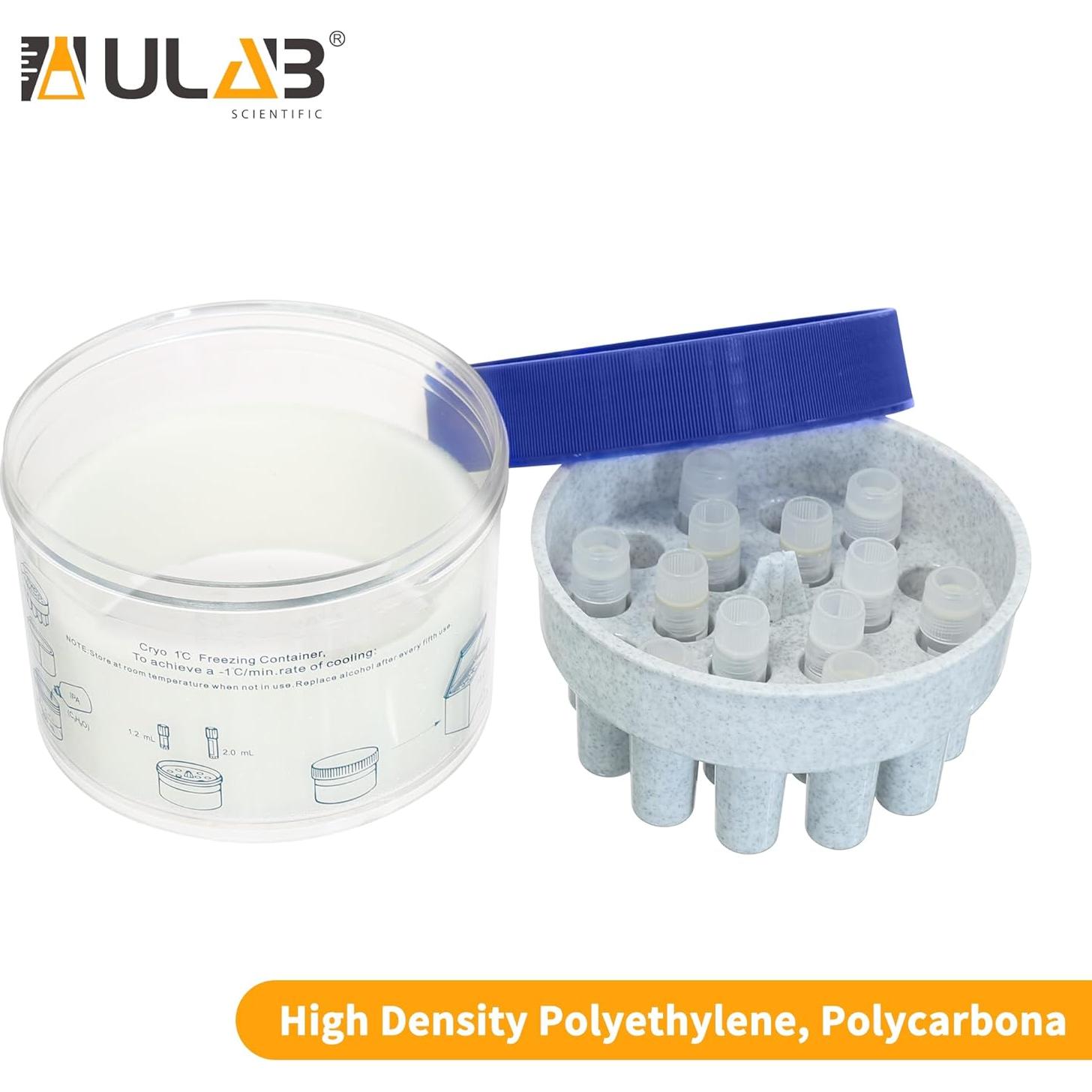 Contenedores de congelación ULAB Scientific UCP1004 -18 tubos