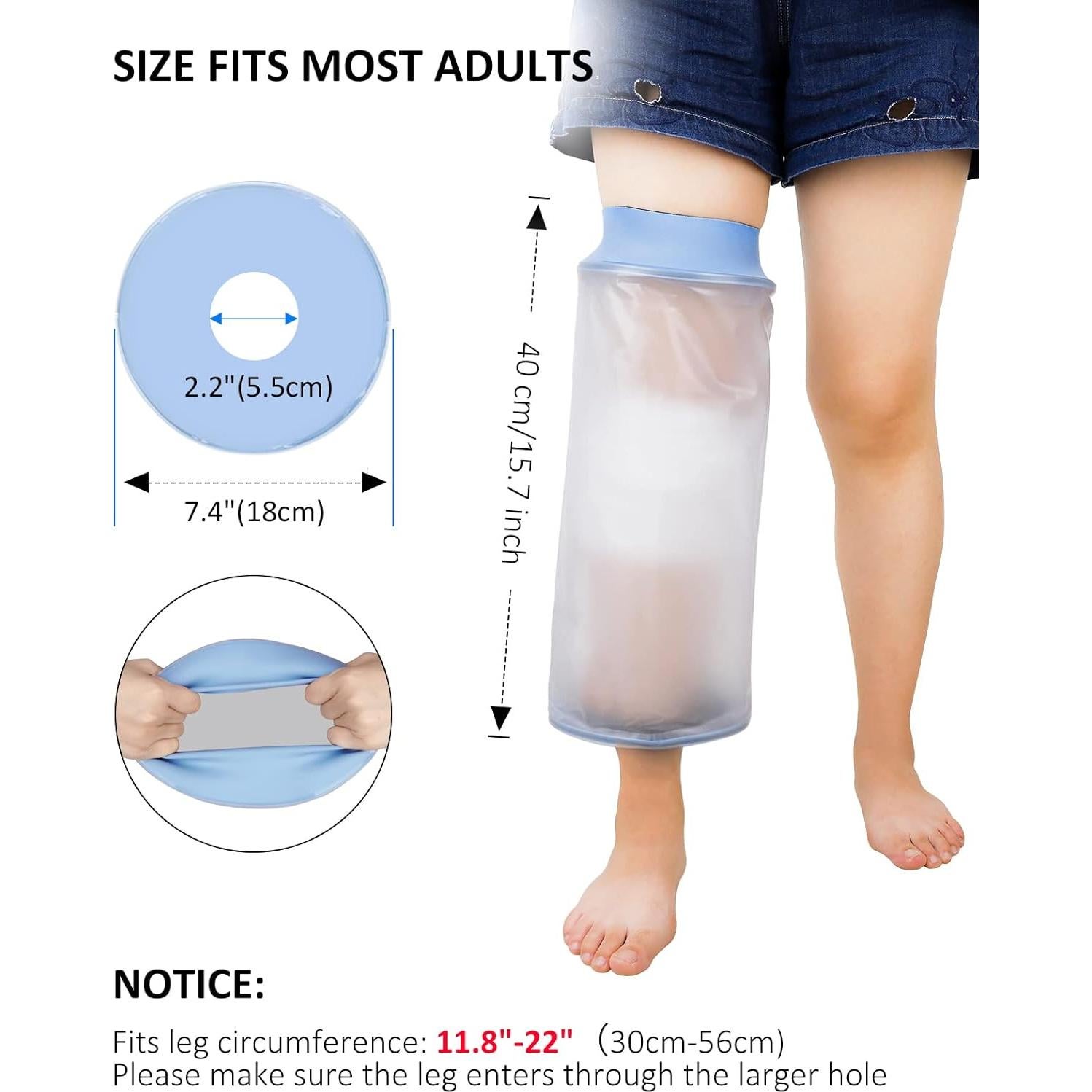 Cubierta de Rodilla Impermeable Zoyehoo para Ducha Adulto