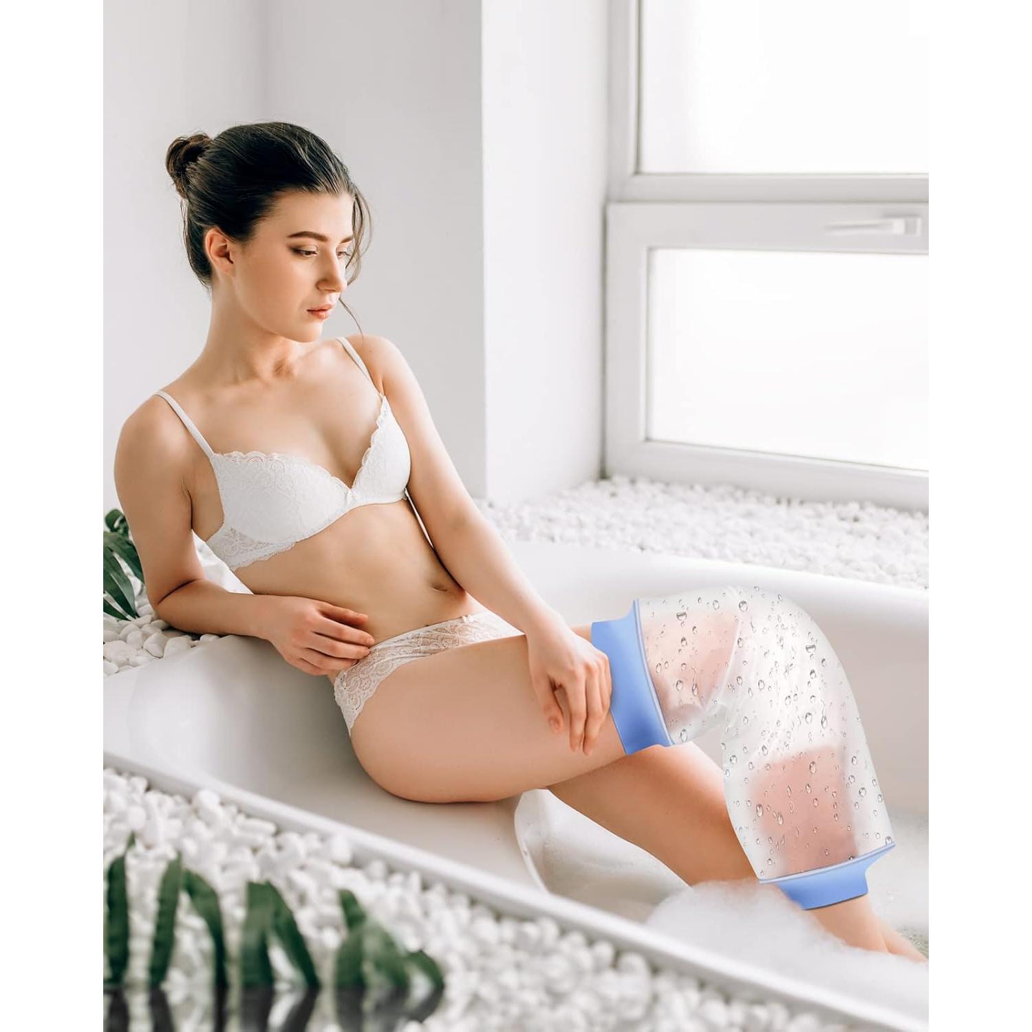 Cubierta de Rodilla Impermeable Zoyehoo para Ducha Adulto