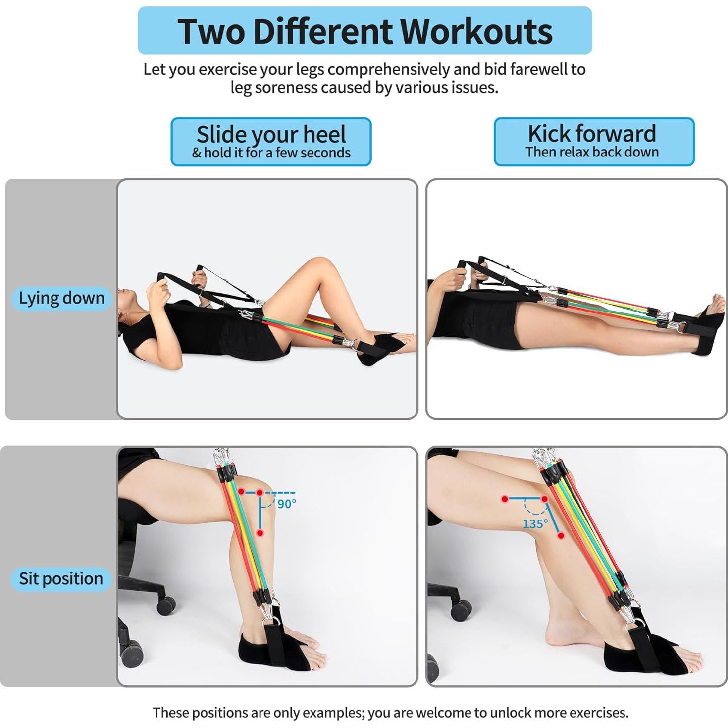 Ayuda de recuperación de rodilla Lerboai - Soporte postoperatorio