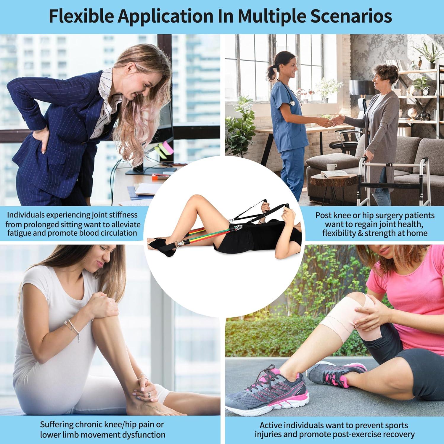 Ayuda de recuperación de rodilla Lerboai - Soporte postoperatorio