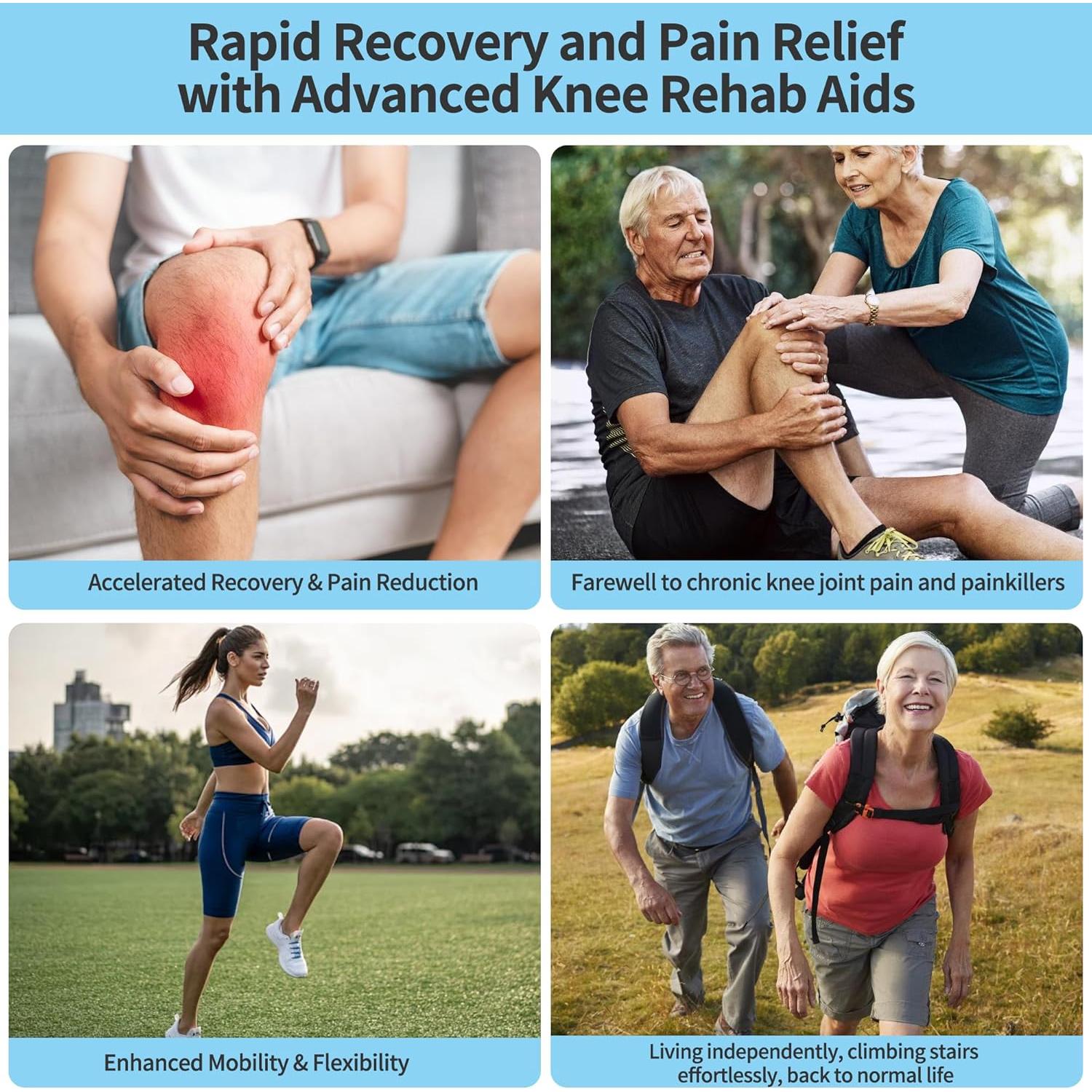 Ayuda de recuperación de rodilla Lerboai - Soporte postoperatorio