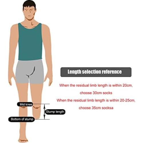 Calcetines protésicos para amputados YUYTE - 5 piezas algodón