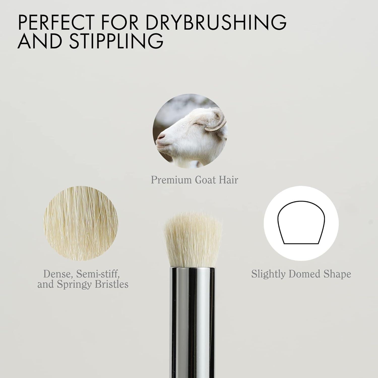 Juego de Pinceles Secos ARTIFY 5 Tamaños para Pintura