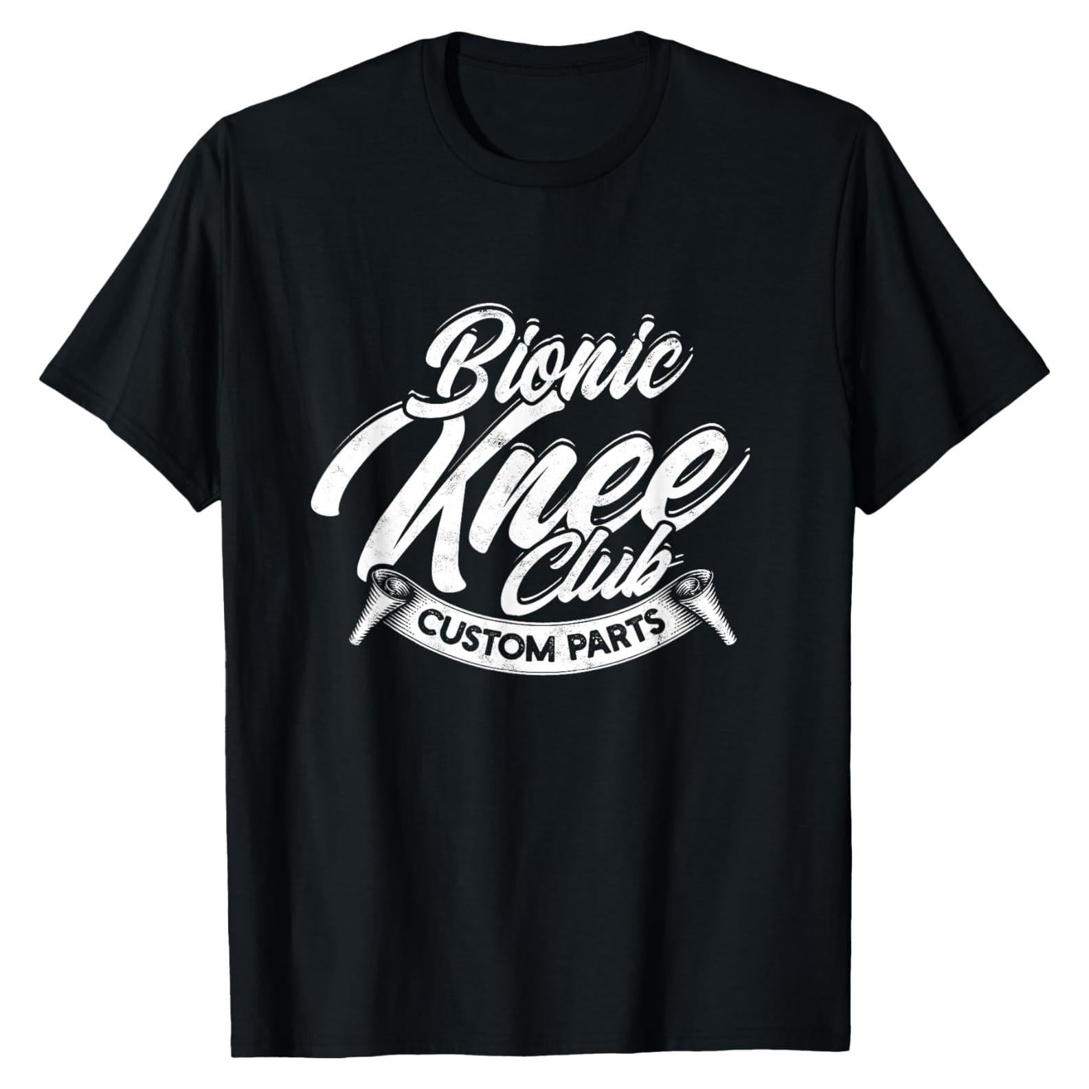 Camiseta personalizada Club Rodillas Biónicas - Hombre Negro