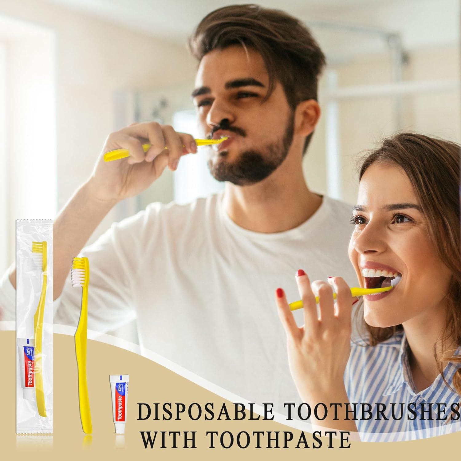 Cepillos de Dientes Desechables Xuezoioy 200 Unidades Viaje