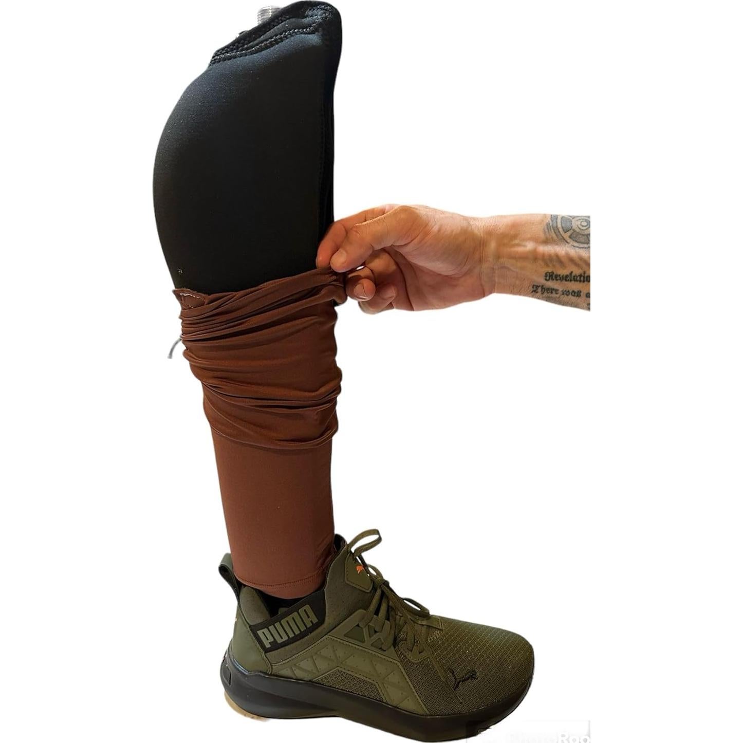 Cubierta de Pierna Protésica JAFO Corto 30 cm Ancho 41 cm Marrón