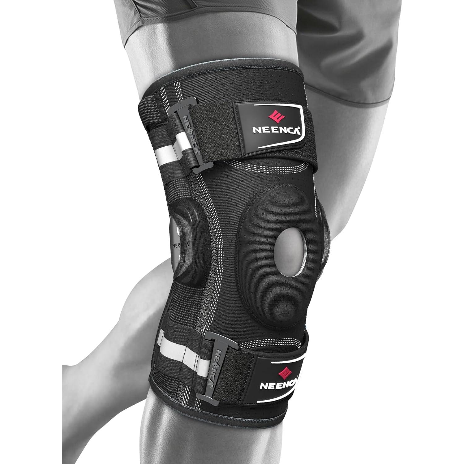Faja de Rodilla NEENCA Ajustable con Bisagras y Gel