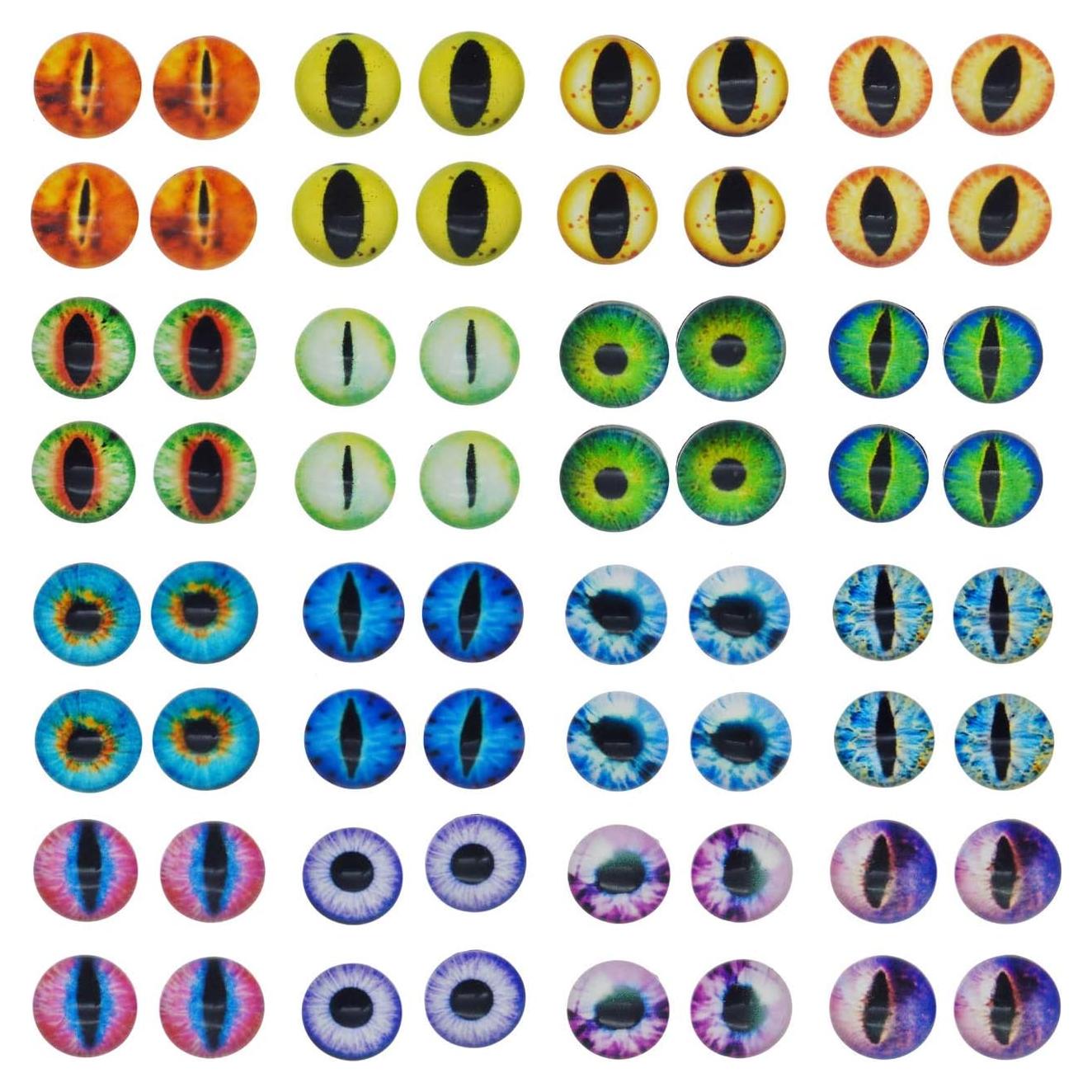 Ojos de Dragón de Vidrio 50PCS 6mm Julie Wang Manualidades