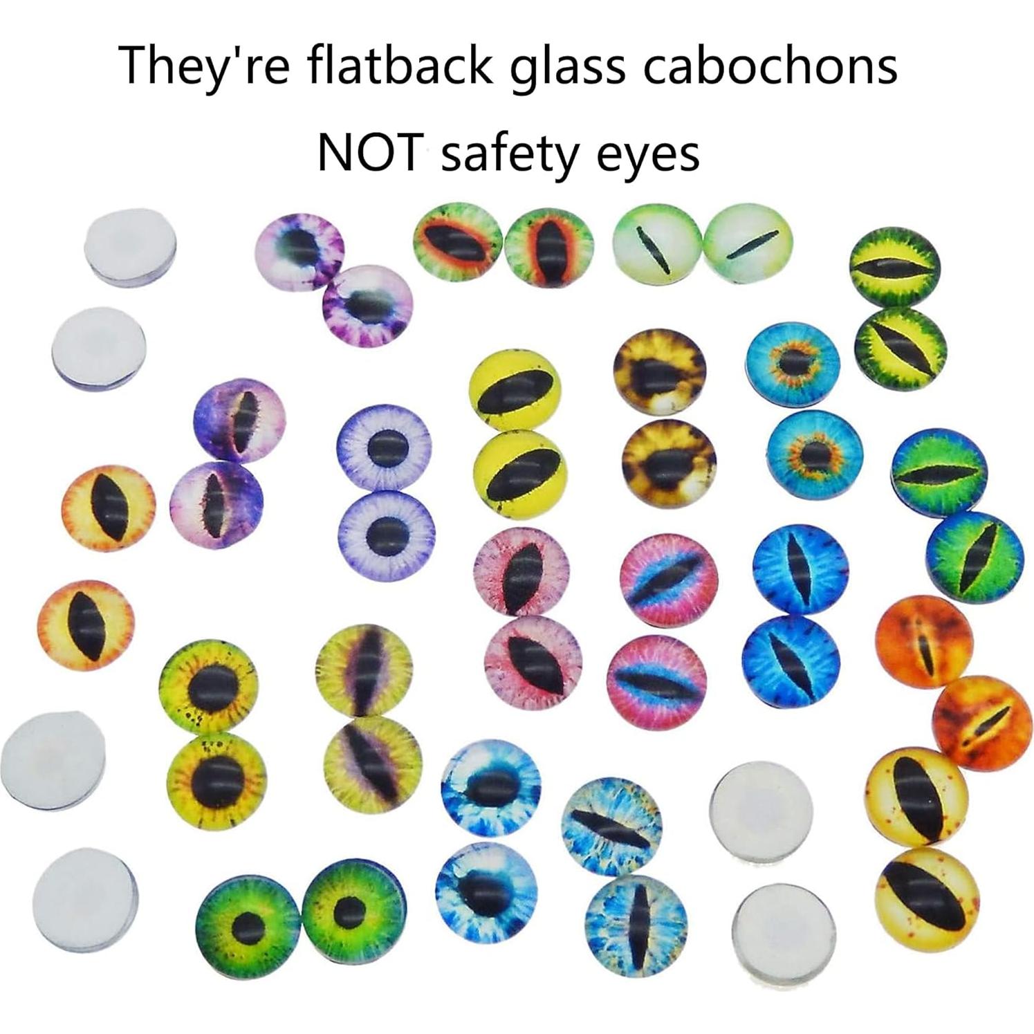 Ojos de Dragón de Vidrio 50PCS 6mm Julie Wang Manualidades