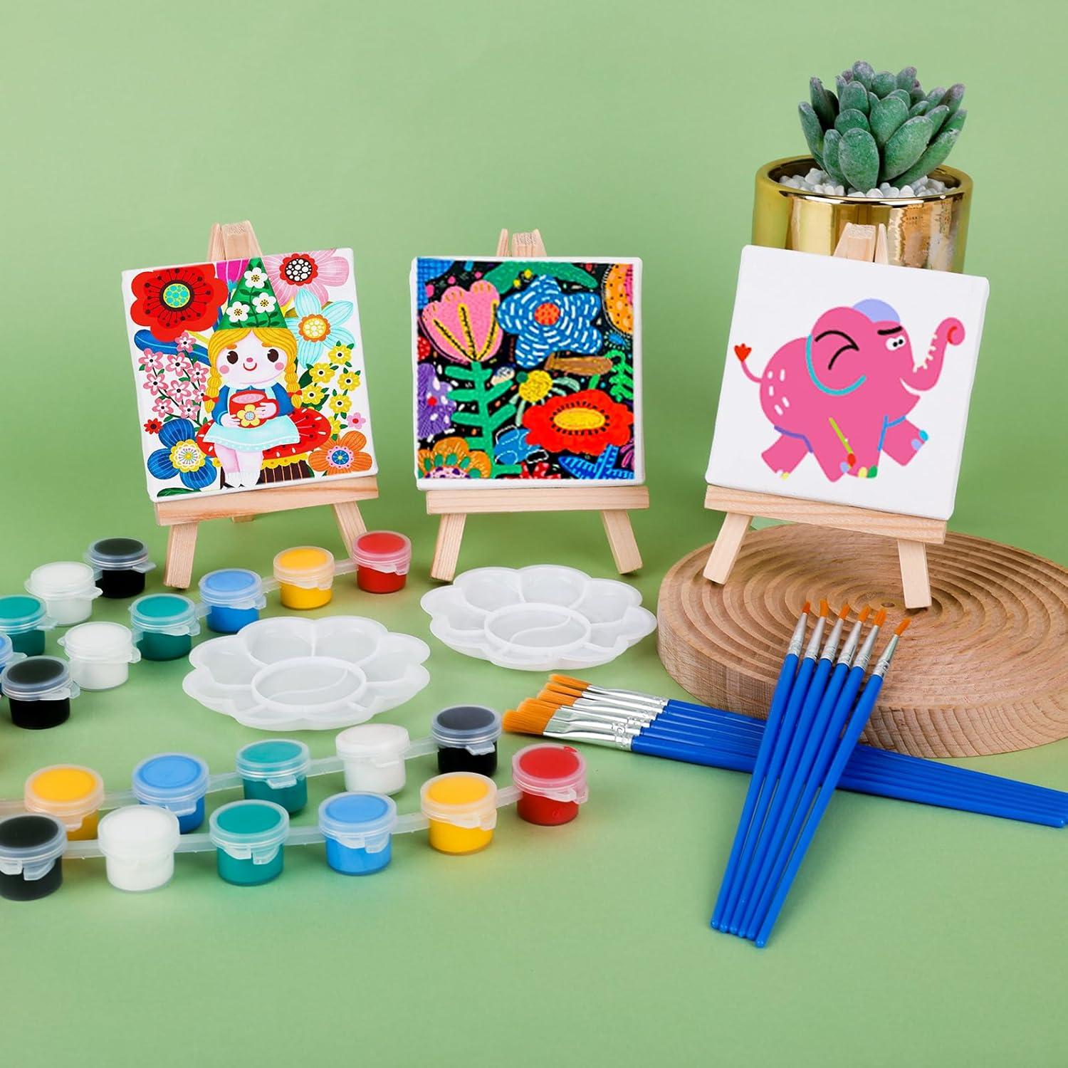Kit de Pintura Acrílica ESRICH 18 Piezas para Niños