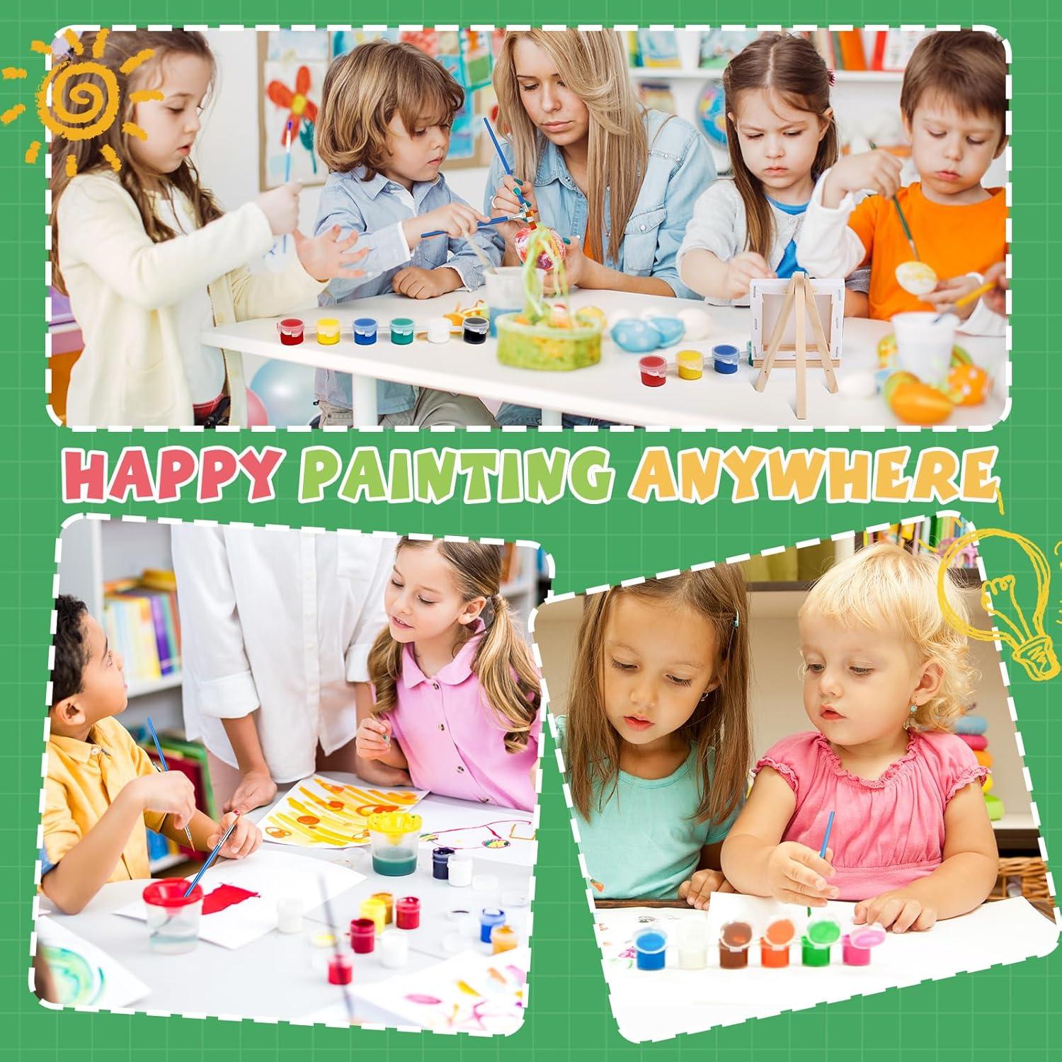 Kit de Pintura Acrílica ESRICH 18 Piezas para Niños