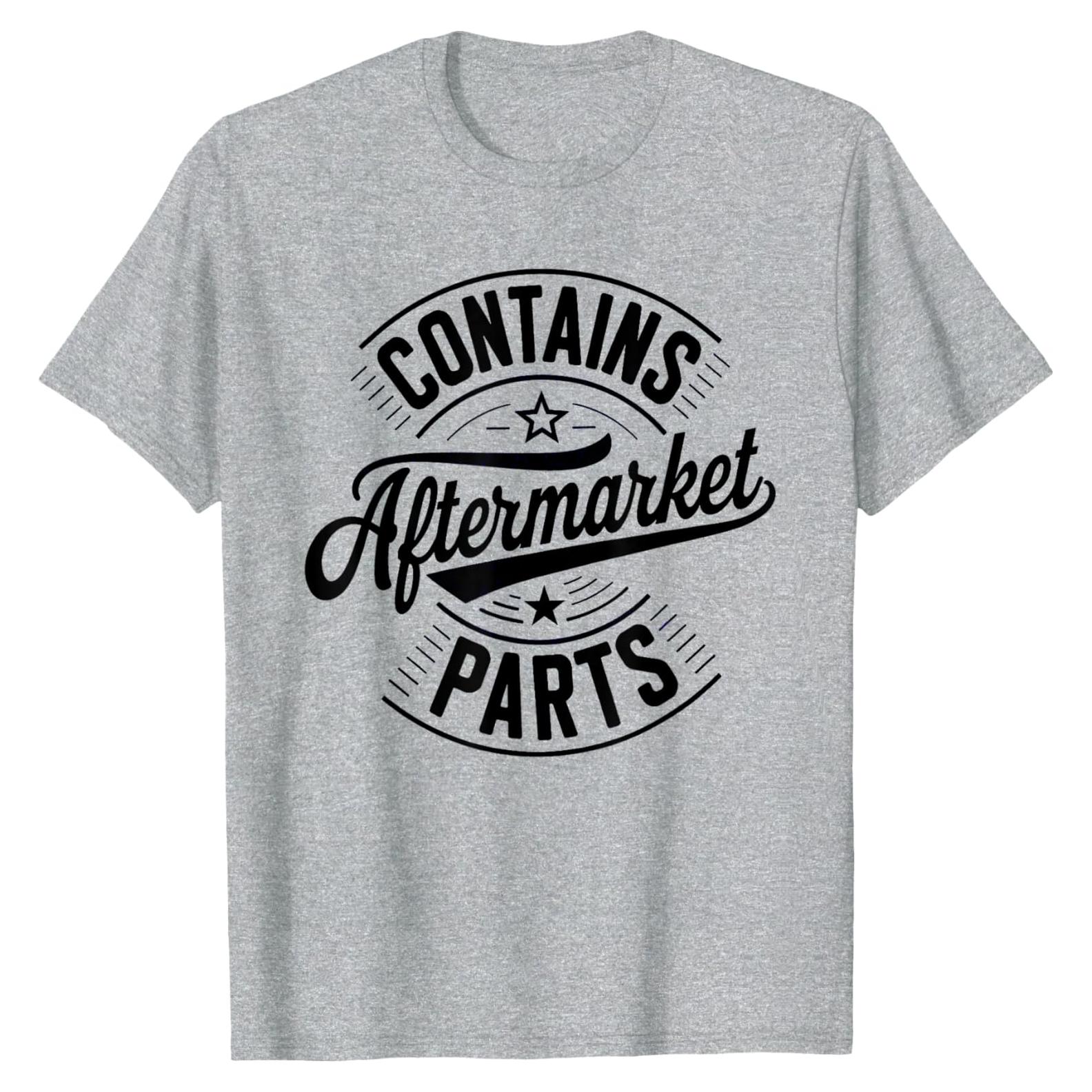 Camiseta Humor Reemplazo Cadera y Rodilla Hombres Gris