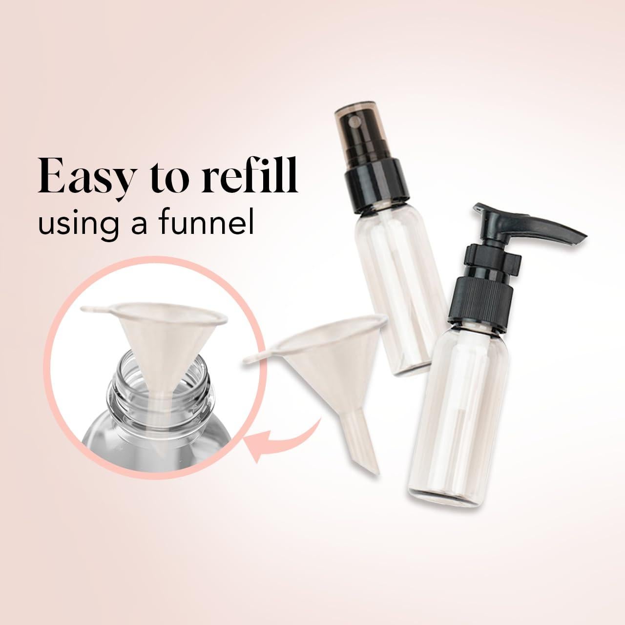 Botellas de Viaje Kitsch 11 Piezas Aprobadas por TSA